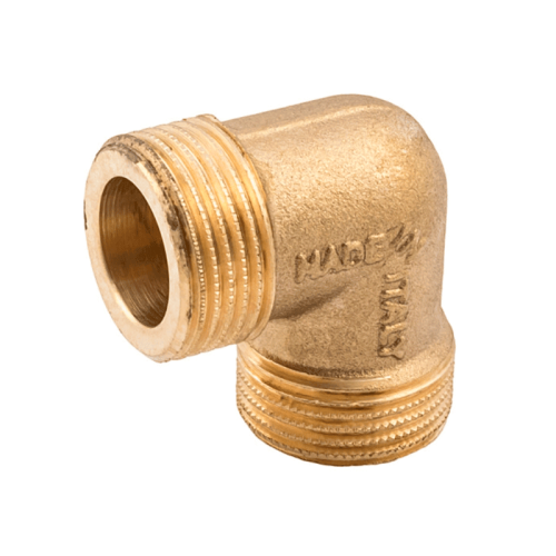 Угол 90° латунный резьбовой Elsen наружная/наружная резьба 3/4" Угол 90° латунный резьбовой Elsen наружная/наружная резьба 3/4"