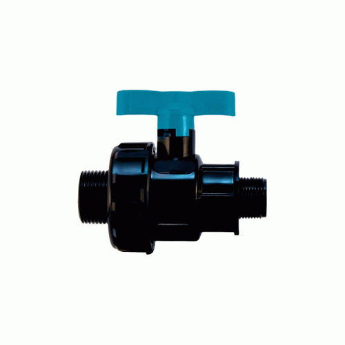 Кран шаровый ПНД Unidelta 5/4"х5/4" с НР-НР резьбой Кран шаровый ПНД Unidelta 5/4"х5/4" с НР-НР резьбой