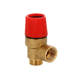 Клапан предохранительный Varmega 1/2",НР-ВР резьба, 1.5Бар, мембранный