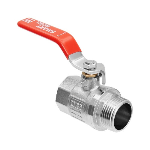Кран шаровой Smart Install 3/4" ВР/НР резьба ручка-рычаг