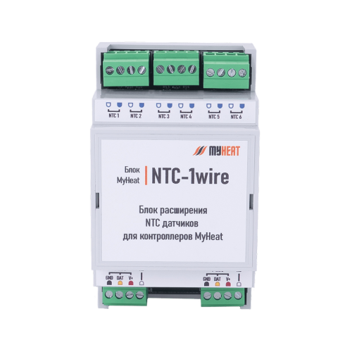 Блок расширения MyHeat NTC-1wire Блок расширения MyHeat NTC-1wire