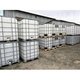 Еврокуб 1000 л под солярку, дизельное топливо мытый (поддон металл/пластик/дерево) б/у