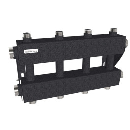 Коллектор модульный Gidruss MK-150-4DUх25 до 150 кВт 1 1/2" 5 контуров