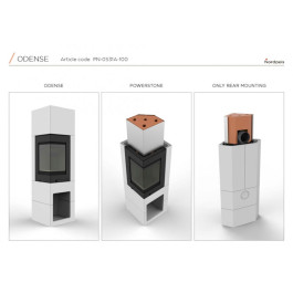 Печь-камин Nordpeis Odense 6 кВт топка S-31A