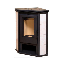 Печь-камин Мета Одер 7 кВт без плиты угловой