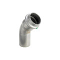 Угол пресс Viega Sanpress Inox 35мм. 45° из нержавейки (арт. 435424) серия 2326.1