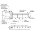 Коллектор нержавеющий Gidruss BMSS-100-4D до 100 кВт 1 1/4" 4 контура — фото 3