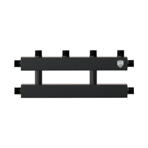 Коллектор на 2 (3) отопительных контура, в комплекте с кронштейнами, 150 кВт Коллектор на 2 (3) отопительных контура, в комплекте с кронштейнами, 150 кВт