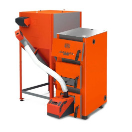 Пеллетный котел Теплодар Куппер ПРО 16 (2,0) с горелкой Норма 26 + бункер напольный