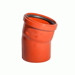 Отвод канализационный Tebo ДУ110x15°