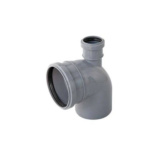 Отвод с фронтальным патрубком Sinikon Standart 110/50 мм 87º выход вверх