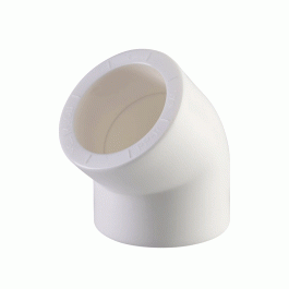 Отвод полипропиленовый Политэк 45° 20 мм