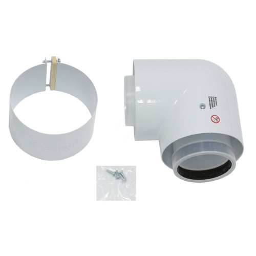 Коаксиальный отвод Vaillant 80/125 мм PP 87° для конденсационных котлов (арт. 303210)