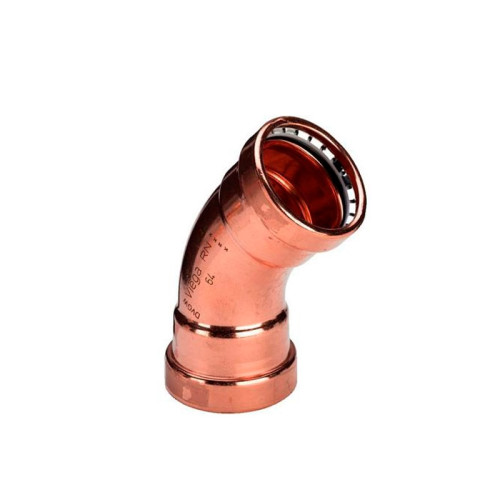 Отвод медный Viega Profipress XL В-В c SC-Contur 108x45° (арт.476922)