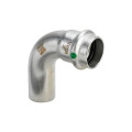 Угол пресс Viega Sanpress Inox 35мм. 90° из нержавейки (арт. 435745) серия 2316.1