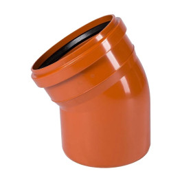 Отвод 15° канализационный Ostendorf KGB 110 (арт.220200)