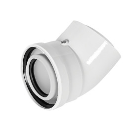 Отвод конденсационный 45° Rommer DN 80/125