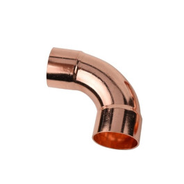 Отвод двухраструбный 90° JINTIAN медный 35мм