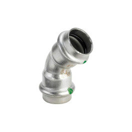 Угол пресс Viega Sanpress Inox 28мм. 45° из нержавейки (арт. 435806) серия 2326