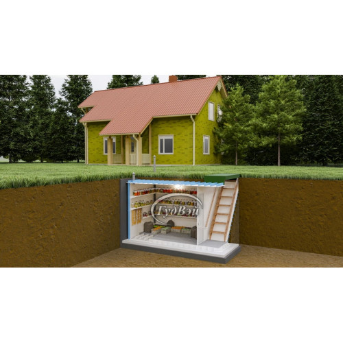 Пластиковый погреб ГудВэй Комфорт+ 2,5*2м