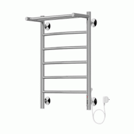 Полотенцесушитель электрический Royal Thermo Аора П6 650х500 мм стальной с полкой