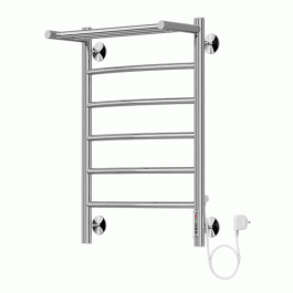 Полотенцесушитель электрический Royal Thermo Аора П7 800х500 мм стальной с полкой