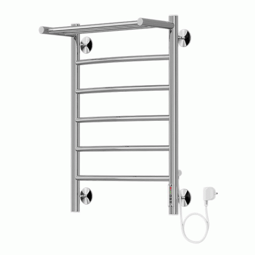 Полотенцесушитель электрический Royal Thermo Аора П7 800х500 мм стальной с полкой