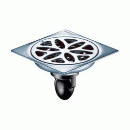 Трап для душа MagDrain PC03Q50-B (100*100, магнитный клапан, Нерж. Матовый)