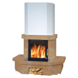 Печь-камин ABX Derby Supra песчаник