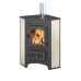Печь-камин Везувий ПК-01 (220) 9 кВт бежевый без плиты угловая