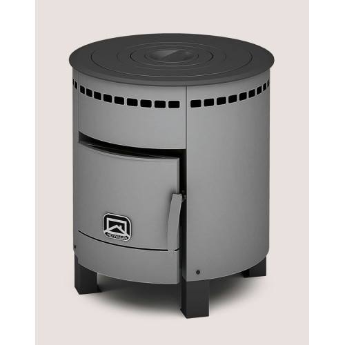 Печь отопительно-варочная Теплодар Печурка 5 кВт диаметр колец 120/176/244/352