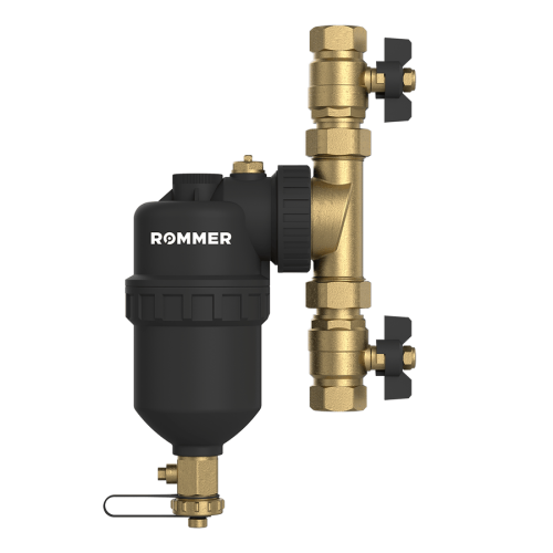 Магнитный сепаратор шлама поворотный, ВР 3/4" корпус- композит Rommer Магнитный сепаратор шлама поворотный, ВР 3/4" корпус- композит Rommer