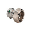Переходник с накидной гайкой Viega Sanpress Inox 22х1" из нержавейки (арт. 437626) серия 2363