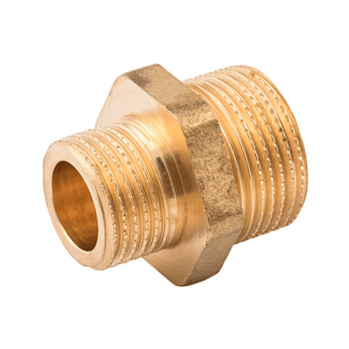 Ниппель латунный резьбовой Elsen переходной 1/2"х1"