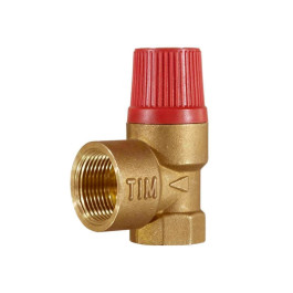 Клапан предохранительный для отопления (8 бар) TIM 3/4"х1" ВР/ВР резьба
