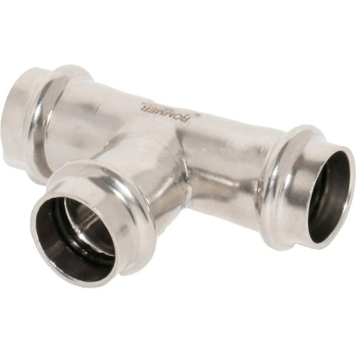 Тройник переходной Rommer из нержавеющей стали 54х42х54 мм