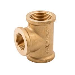 Тройник латунный резьбовой Elsen переходной 1"х1/2"х1" с ВР резьбой