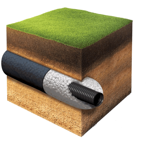 Дренажная труба без щебня 110 Гольфстрим