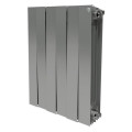 Биметаллический радиатор Royal Thermo PianoForte 500 Silver Satin (4 секции)