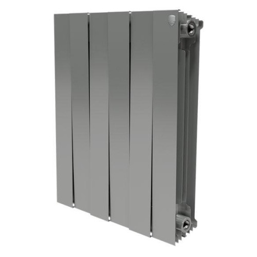 Биметаллический радиатор Royal Thermo PianoForte 500 Silver Satin (8 секций)