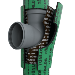 Комплект для шумоизоляции канализационных труб TONLOS PIPE