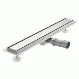 Трап для душа под плитку TIM нержавеющий 70 см сухой гидрозатвор