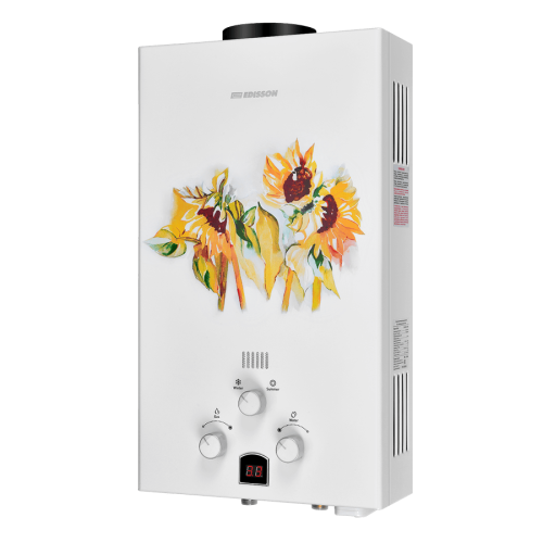 Газовая колонка Edisson Eco 20 GD Подсолнухи Газовая колонка Edisson Eco 20 GD Подсолнухи