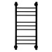 Полотенцесушитель электрический Energy Ergo 2 P 850х400 мм черный матовый