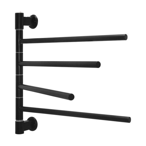 Полотенцесушитель электрический Energy I G4 500х550 мм черный матовый поворотный Полотенцесушитель электрический Energy I G4 500х550 мм черный матовый поворотный