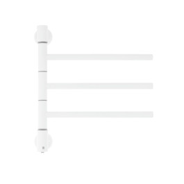 Полотенцесушитель электрический Energy I G3K 400х400 мм белый матовый поворотный