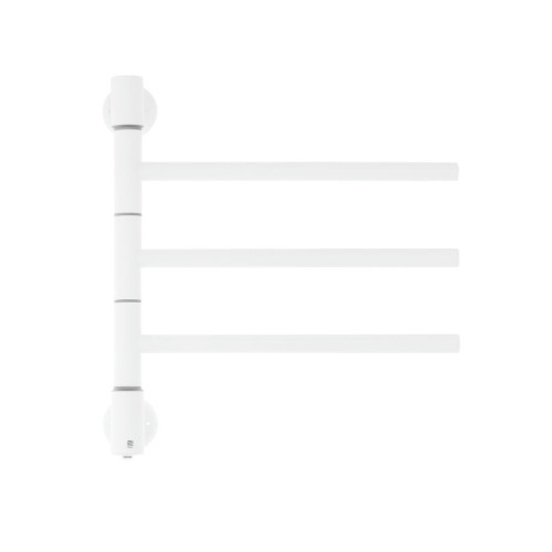 Полотенцесушитель электрический Energy I G3K 400х400 мм белый матовый поворотный Полотенцесушитель электрический Energy I G3K 400х400 мм белый матовый поворотный