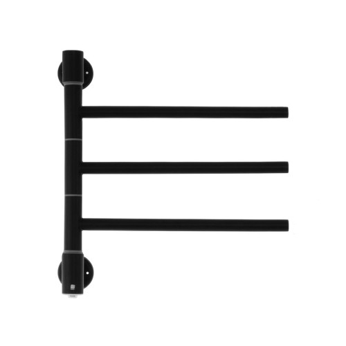 Полотенцесушитель электрический Energy I G3K 400х400 мм черный матовый поворотный Полотенцесушитель электрический Energy I G3K 400х400 мм черный матовый поворотный