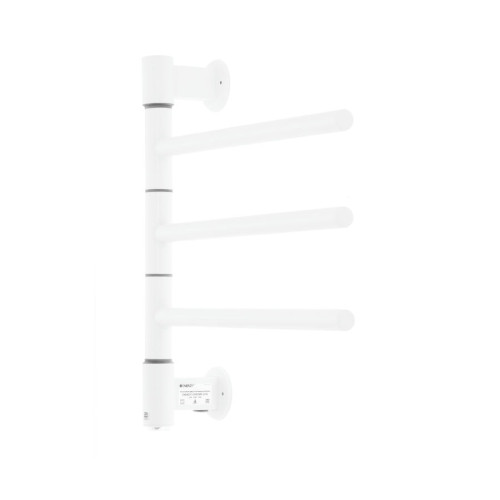 Полотенцесушитель электрический Energy I G3K 400х400 мм белый матовый поворотный Полотенцесушитель электрический Energy I G3K 400х400 мм белый матовый поворотный