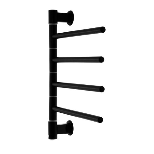 Полотенцесушитель электрический Energy I G4K 500х400 мм черный матовый поворотный Полотенцесушитель электрический Energy I G4K 500х400 мм черный матовый поворотный